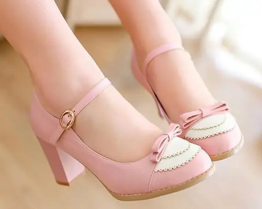 Модные женские кожаные туфли на платформе сезона 2015 г. больших размеров