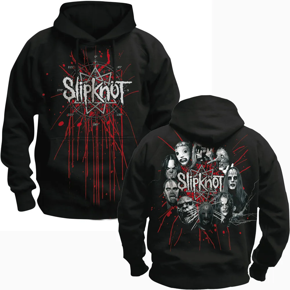 style3 Bloodhoof SLIPKNOT All Hope Is Gone черная хлопковая толстовка Азиатский размер - Цвет: style3