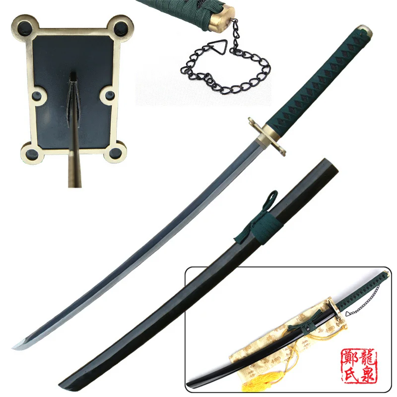 

41Inches-Anime Bleach Swords Kuna-Mashiro Zanpakutou Real Steel Blade Cosplay Props-Decoration Swords-Japanese Katanas