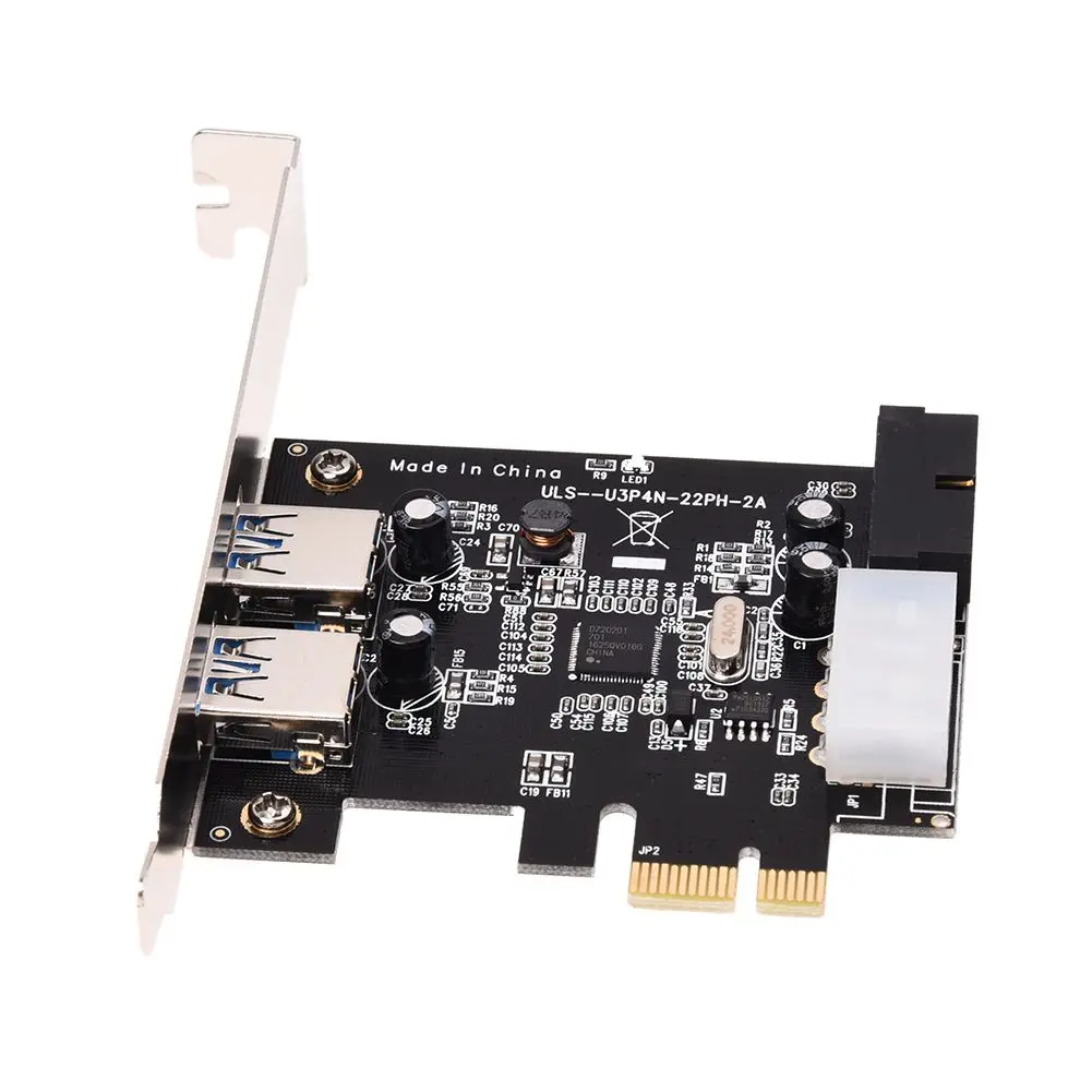 Супер Скоростной 2-портовый USB 3 0 PCI-E PCI Express 19-контактный USB3.0 15-контактный SATA разъем