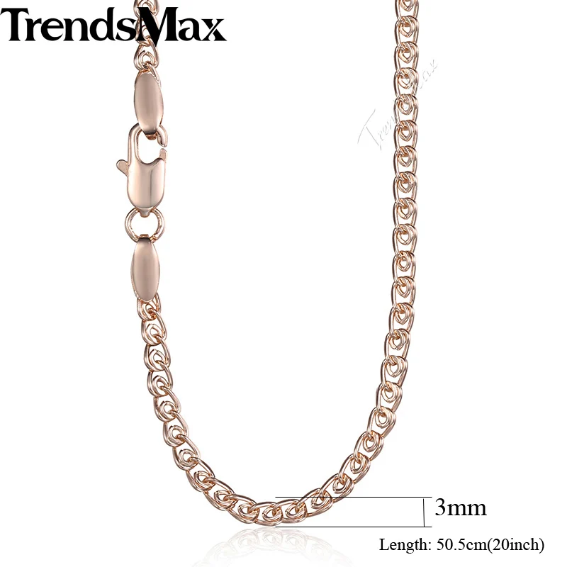 GN462 Chain 50.5cm Trendsmax 12 Знак зодиака Созвездия подвески ожерелья для женщин и мужчин 585 розовое золото мужские ювелирные изделия Модные подарки на день рождения GPM16 - Окраска металла: GN462 Chain 50.5cm