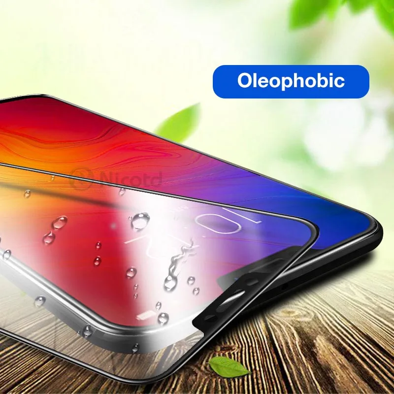 Закаленное стекло Nicotd для Xiaomi Mi A2 Lite 9 H полное покрытие Защитная пленка экрана Redmi
