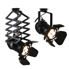 Светодиодный потолочный светильник E27 в стиле индастриал, окрашенная направляющая, лампа на потолок для гостиной, спальни, отеля, бара, выставочного зала