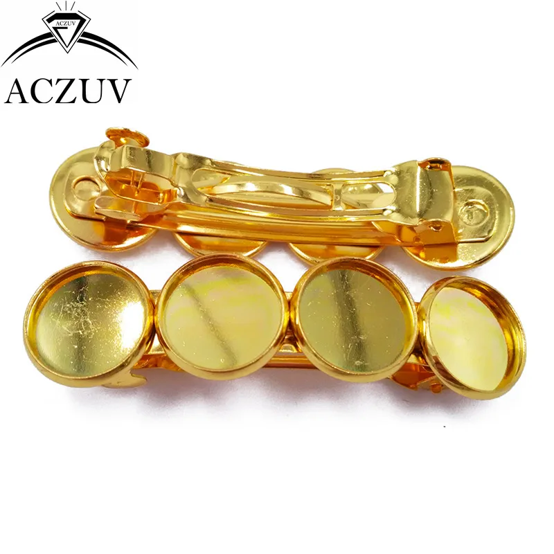 100 шт 12 мм Кабошон Установка французские заколки для волос заколка DIY аксессуары