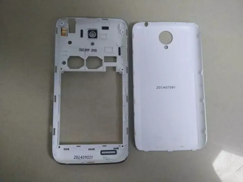 100% новая средняя рамка Батарея дверь задняя крышка чехол для Lenovo S650 S658T с Камера