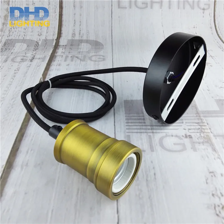 

Free ship matt brass Industrial Retro indoor lighting Vintage pendant light DIY E27 warehouse style light fixture 110V/220V
