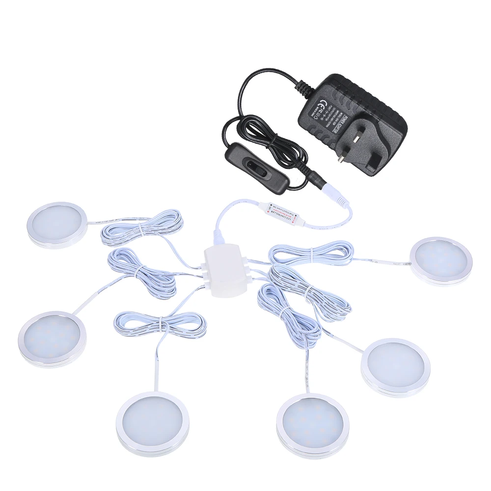 

Remote Control Under Cabinet Light Lamp Dimmable Brightness Adjustable for Kitchen Living Room Bookcase Closet Cupboard Wardrobe