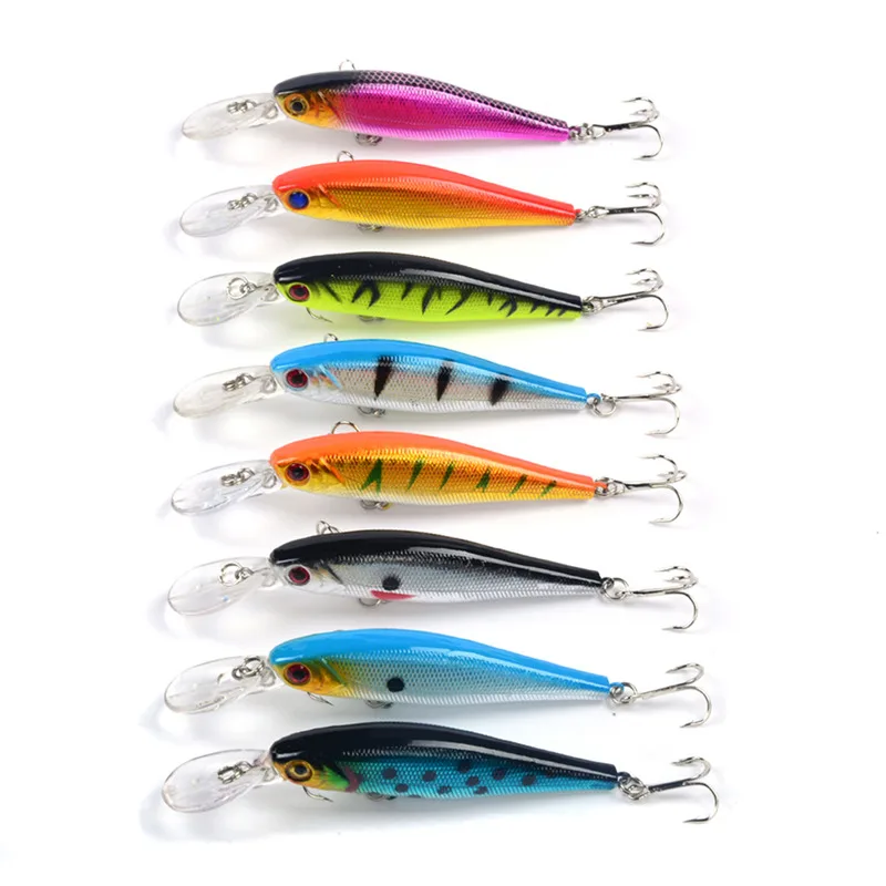 1 шт. Minnow приманки для ловли рыбы высота каблука 10 см/9 г бас Троллинг