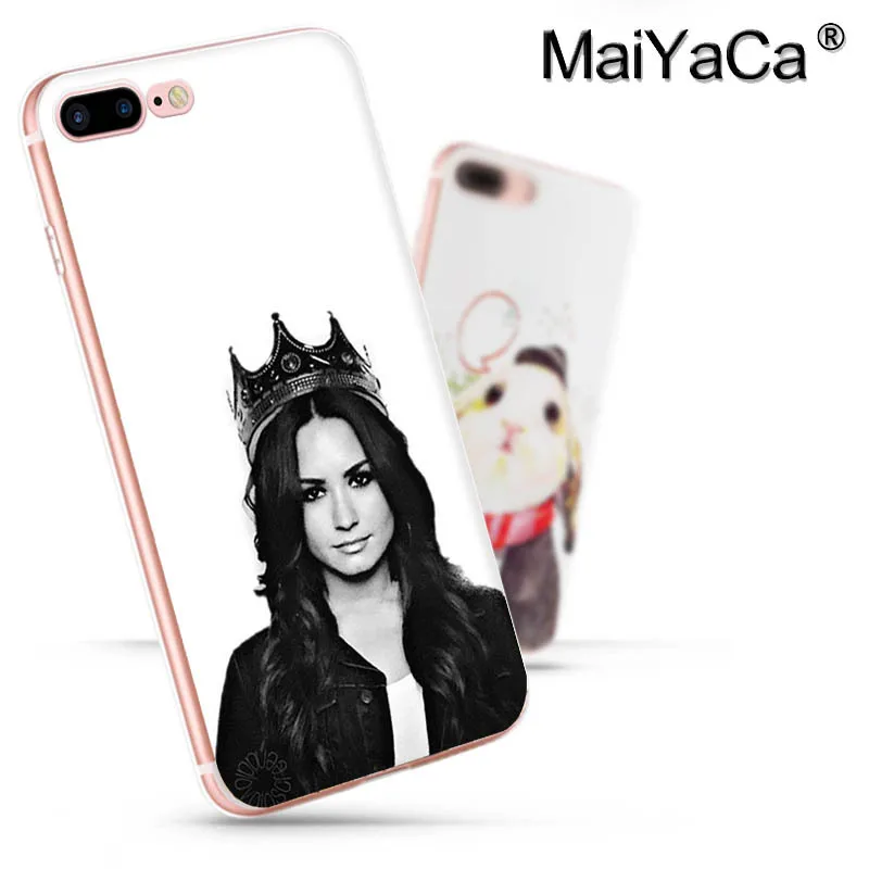 MaiYaCa Demi Lovato хит продаж модные аксессуары для телефонов Чехол iPhone 8 7 6 6S Plus X 10 5S SE 5C