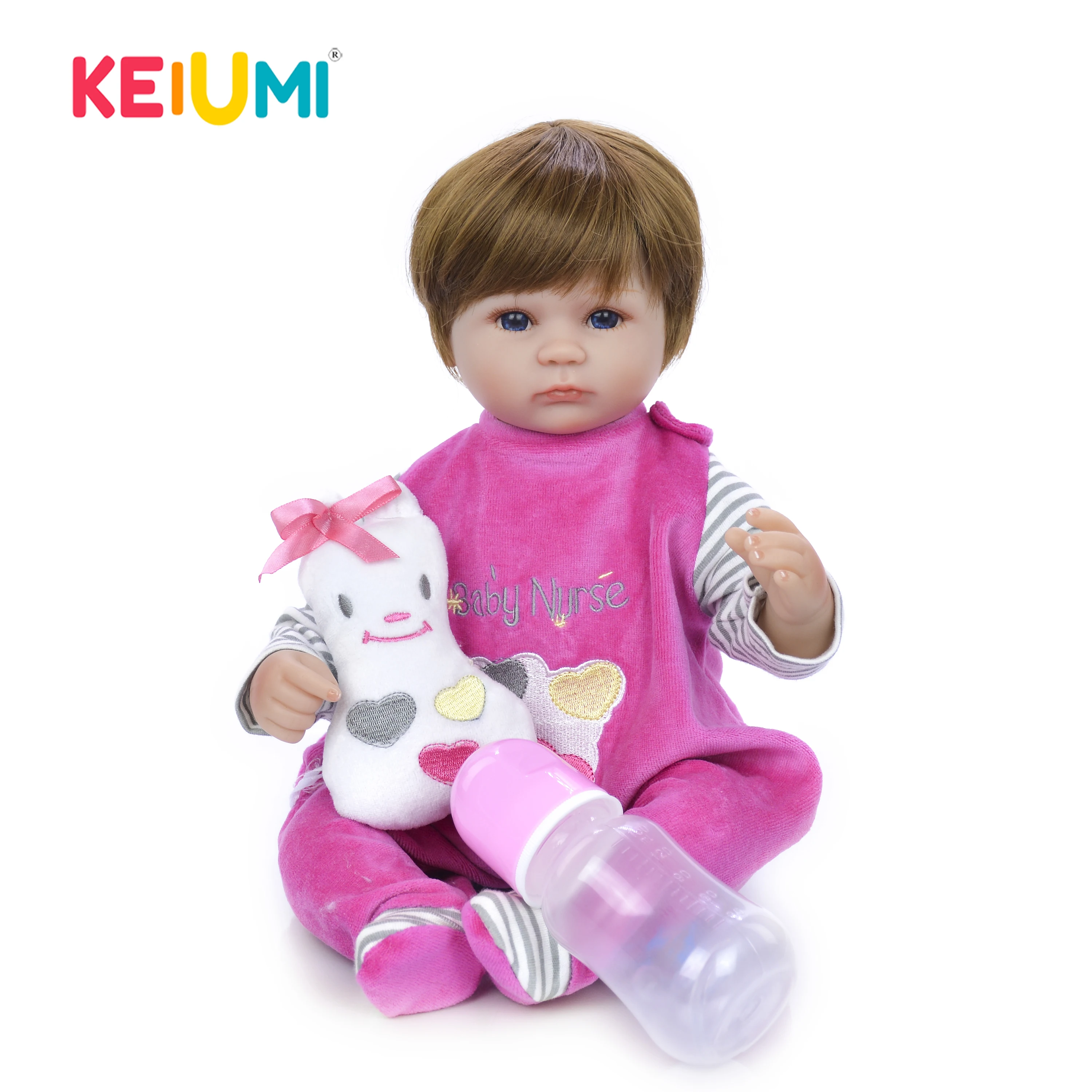 KEIUMI лидер продаж кукла новорожденная ручной работы 17 дюймов куклы Новорожденные