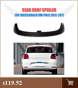 Карбоновый задний спойлер на крыло, крышу для Volkswagen VW POLO Хэтчбек 2013- оконный спойлер