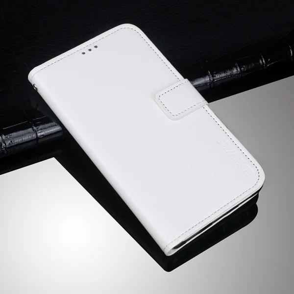 Белый ДЛЯ Vivo Y91 Y95 чехол Бизнес Флип Бумажник кожаный Капа ЧЕХОЛ ДЛЯ Vivo Y91 Y95 крышка телефон сумки аксессуары - Цвет: Белый