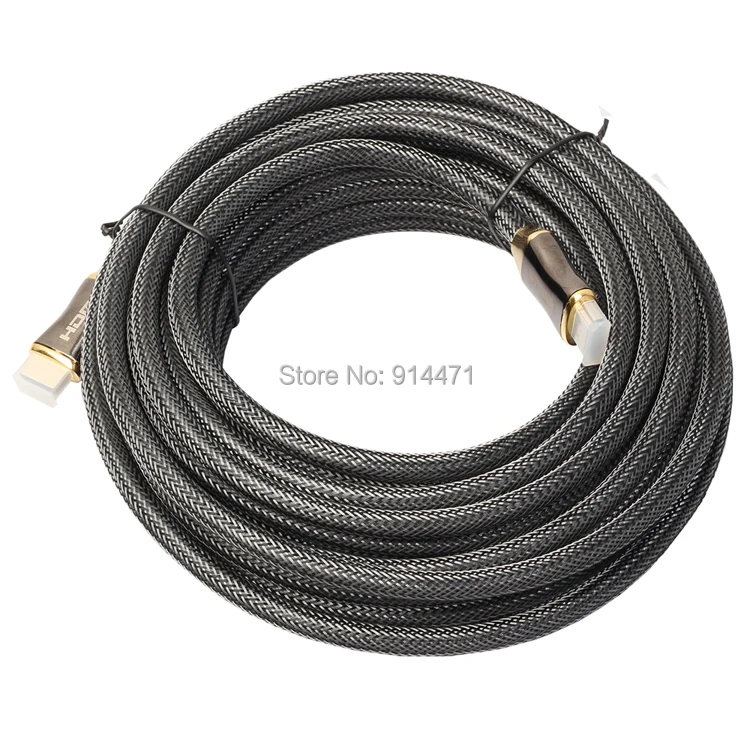 Позолоченный кабель HDMI из цинкового сплава с нейлоновой оплеткой 2,0 4K x 2K Ethernet Поддержка видео 4K 2160P HD 1080P 3D1m 2m 3m 5m 10m