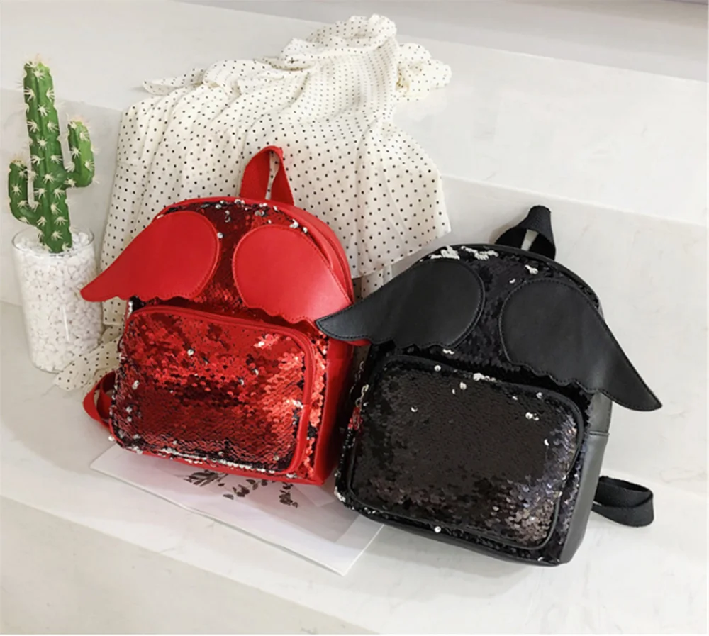 Женская школьная сумка с блестками рюкзак для подростков мини сумка|Школьные