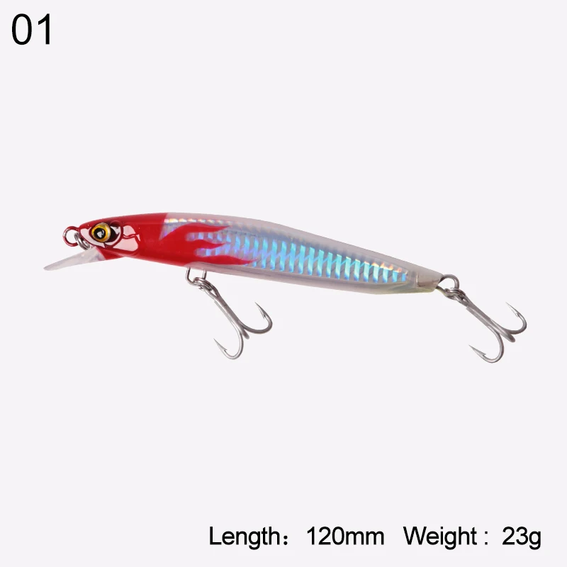 7503-120-1 Kingdom New JERKBAIT CHANCE рыболовные приманки для моря 120 мм 130 мм Высокое качество Плавающий Гольян искусственная жесткая морская приманка воблеры - Цвет: 7503-120-1