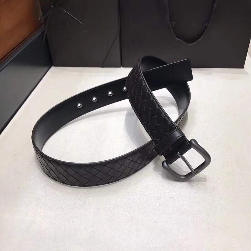 2019 мужской ремень из воловьей кожи тканый роскошный для мужчин и женщин Новый