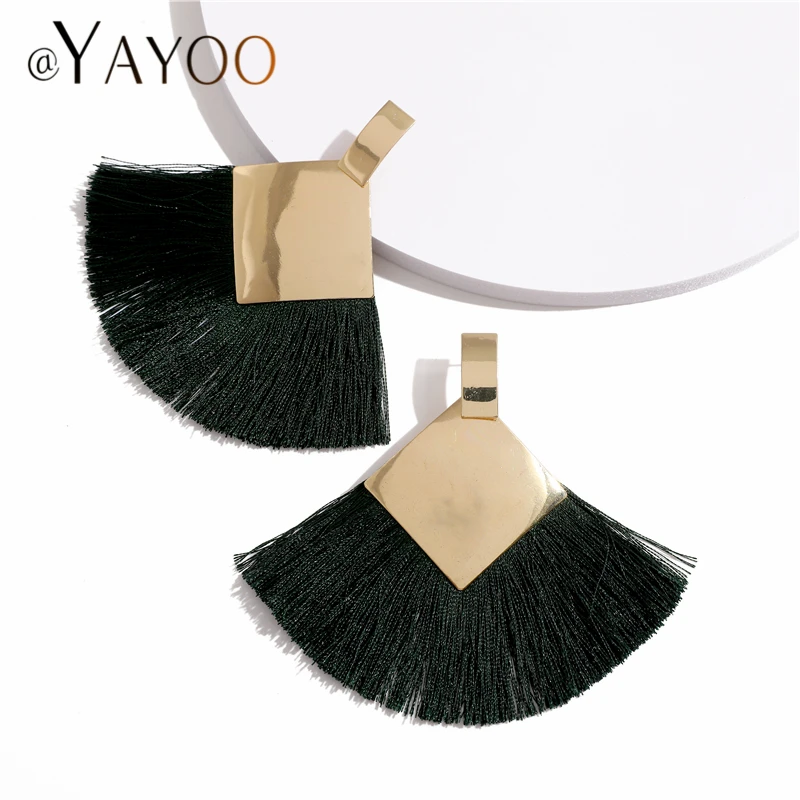 Сережки с кисточками Boho цвета Ретро очаровательные Висячие серьги для женщин