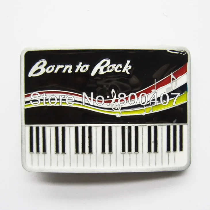 Розничная продажа пряжка ремня рожденного в рок музыкального пианино бесплатная