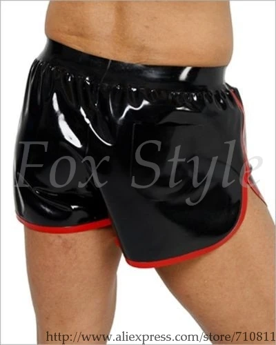 Мужские сексуальные резиновые шорты из латекса| |