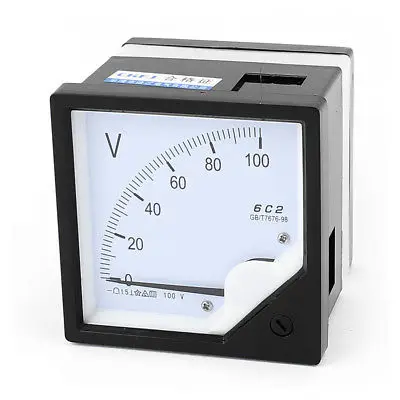 

DC 0-100V Analog Panel Voltmeter Voltage Meter Measuring Gauge Class1.5