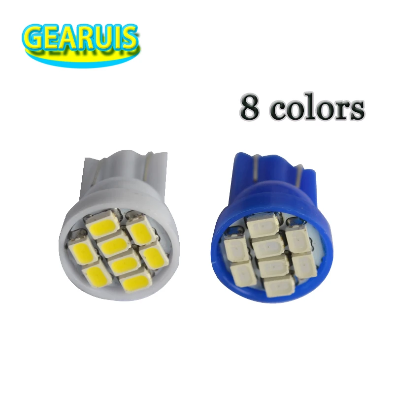 1000 шт./лот светодиодные лампы для грузовиков 24 В T10 3020 1206 8 SMD Светодиодные с