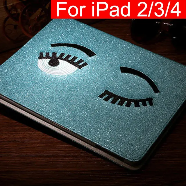 Blue1 for ipad 234 XMXCZKJ милые блестящие чехол для iPad 2/3/4 Air Air2 9,7 мини, на возраст 1, 2, 3, 4, чехол-книжка смарт-чехол из полиуретановой кожи чехол и функцией автоматической блокировки и разблокировки - Цвет: Blue1 for ipad 234