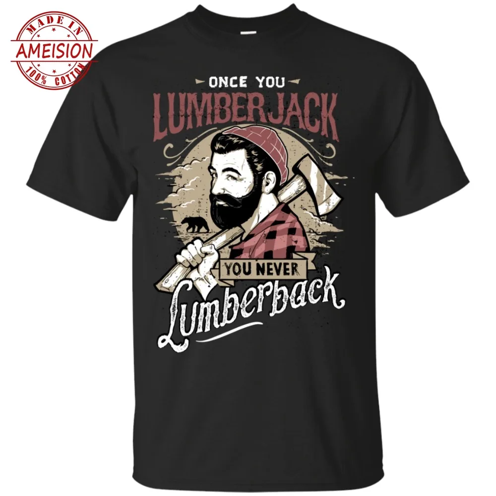 Футболка Lumberjack как только вы никогда не вернетесь Мужская Борода новая 2019