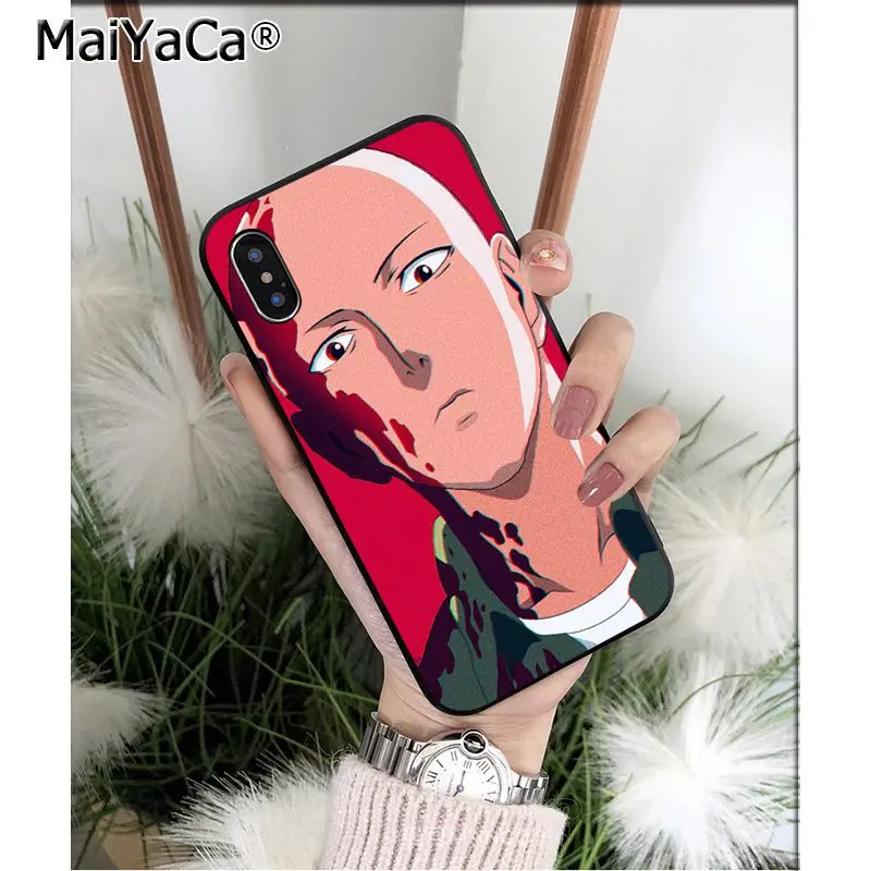 A11 MaiYaCa ONE PUNCH MAN Saitama аниме Силиконовый ТПУ мягкий черный чехол для телефона для iPhone 6S 6plus 7plus 8 8Plus X Xs MAX 5 5S XR - Цвет: A11