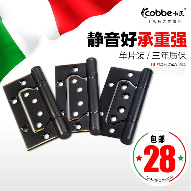 Про нержавеющей стали подшипник плоские открытые дверные петли складной лист 4