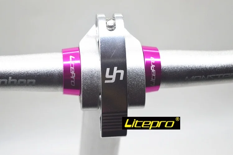 Litepro 412 складной велосипед вынос руля фиксирующее кольцо 25,4 мм руль предел крепления Кольцо складной велосипед аксессуары