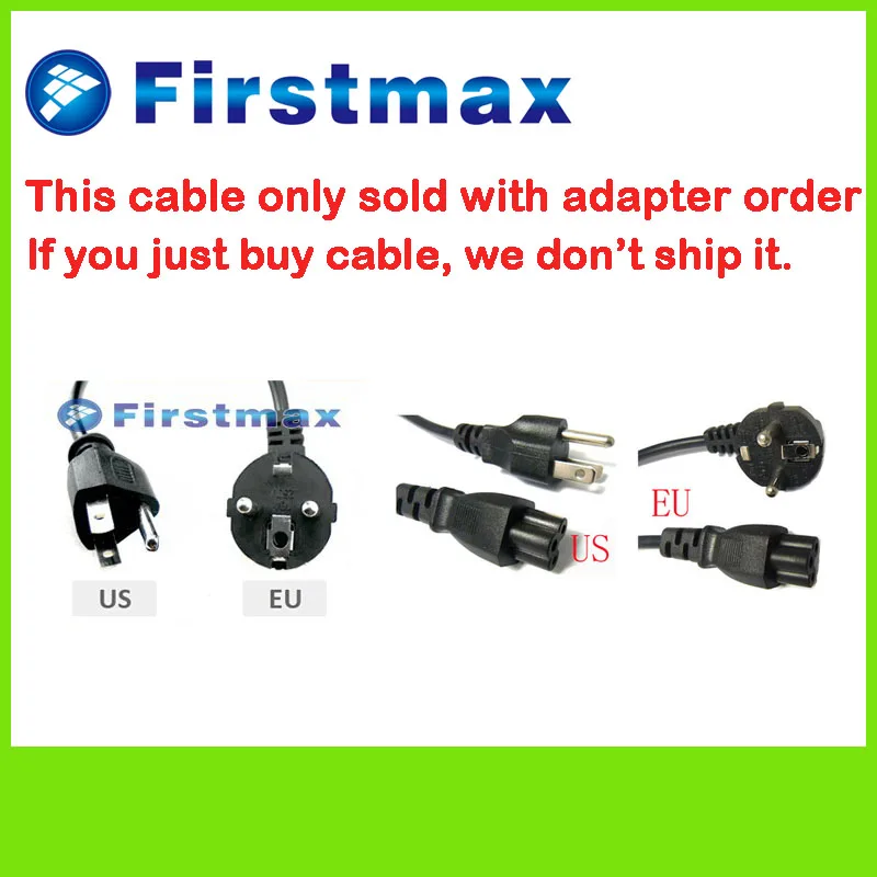 Шнур питания с вилкой США/Евро для адаптера зарядного устройства | Компьютеры и