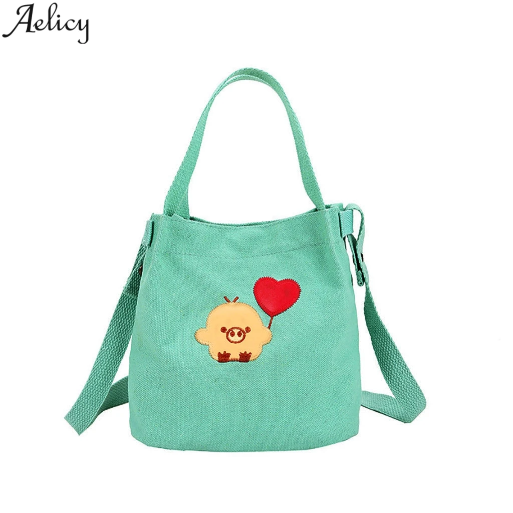 Aelicy женские принты животных из мультфильмов сумка-мессенджер на застежке Сумка с