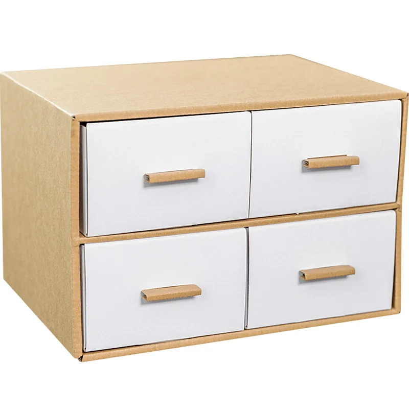 Ящики для хранения ящики из крафт бумаги органайзер коробки сделай сам нижнего