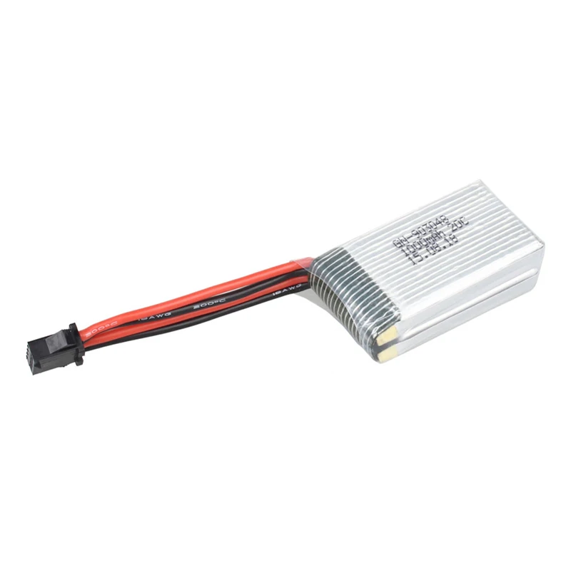 Rc Lipo батарея 7 4 В 1000 мАч 20C 2S Li-Po SM вилка для Udi U818S U842 RC вертолет Квадрокоптер |