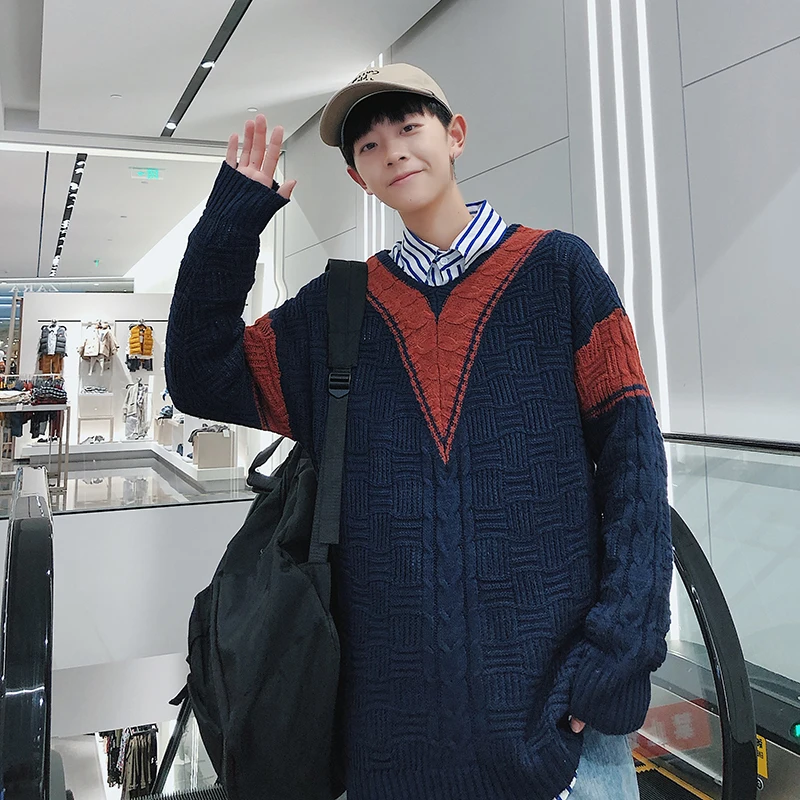 2018 осень и зима новый шаблон порт агитации потока Вязание Верхняя одежда модные