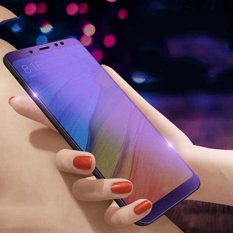 MicroData анти синий луч закаленный стеклянный матовый Фильм для Xiaomi Redmi Note 5 Pro 5A
