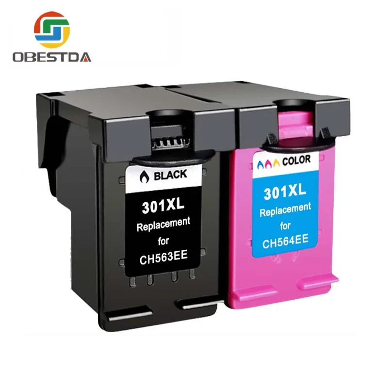 Obestda 301XL Заправка картриджей Замена для HP 301 xl cartridger с чернилами hp Deskjet 1010 1510 1512 1514