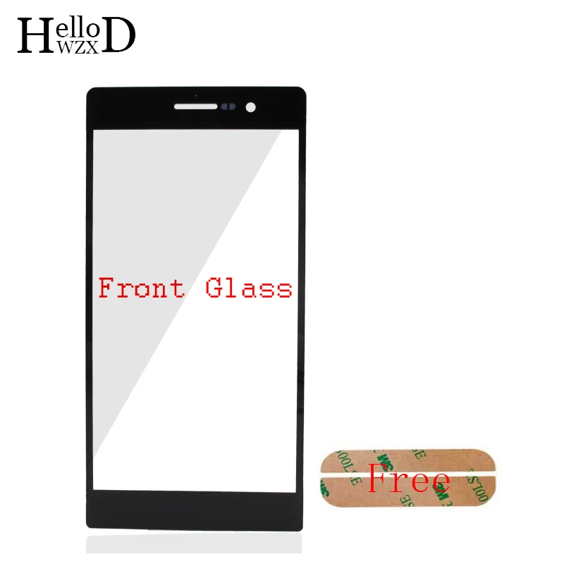 10 шт. Новая передняя панель дигитайзер сенсорный экран стекло для Huawei P7 Переднее