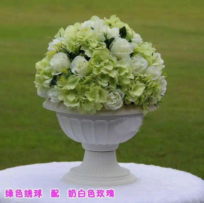 

NEW!!Free shipping!10pcs/lot wedding road lead artificial flower ball wedding table flowers centerpiece flower balls decoration