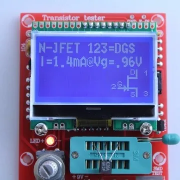 M328 LCD 12864 Transistor Tester DIY Kit Diode Triode Capacitance LCR ESR Meter | Электронные компоненты и