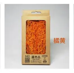 Orange Модель здания куст сцена модель дерево платформа Моделирование растительность сухая ветка DIY материал игрушка диорама песок стол изготовление - Цвет: Orange
