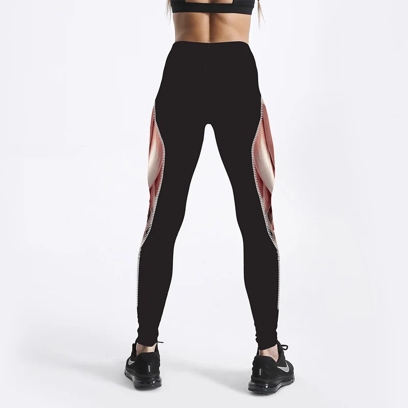 NORMOV New Women Unique Design Leggings Highwaist Skinny Black Fitness Casul Fashion Print Slimfit | Женская одежда
