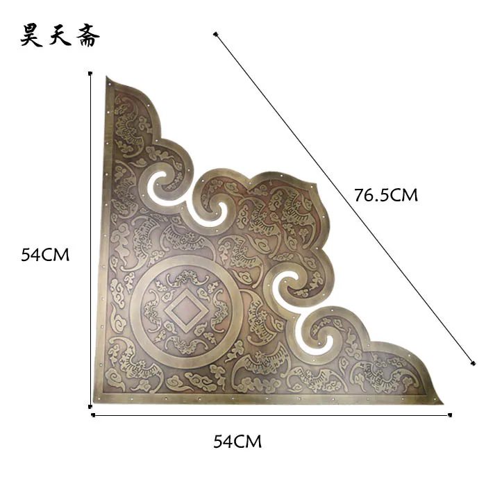 

[Haotian vegetarian] antique door entrance door of the box corners accessories layering Corner HTG-091 bat Yoshihisa