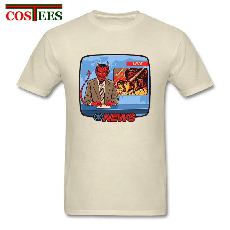 Мужская футболка в стиле ретро с надписью Devil 70 s забавная camisetas летняя 2018|Мужские