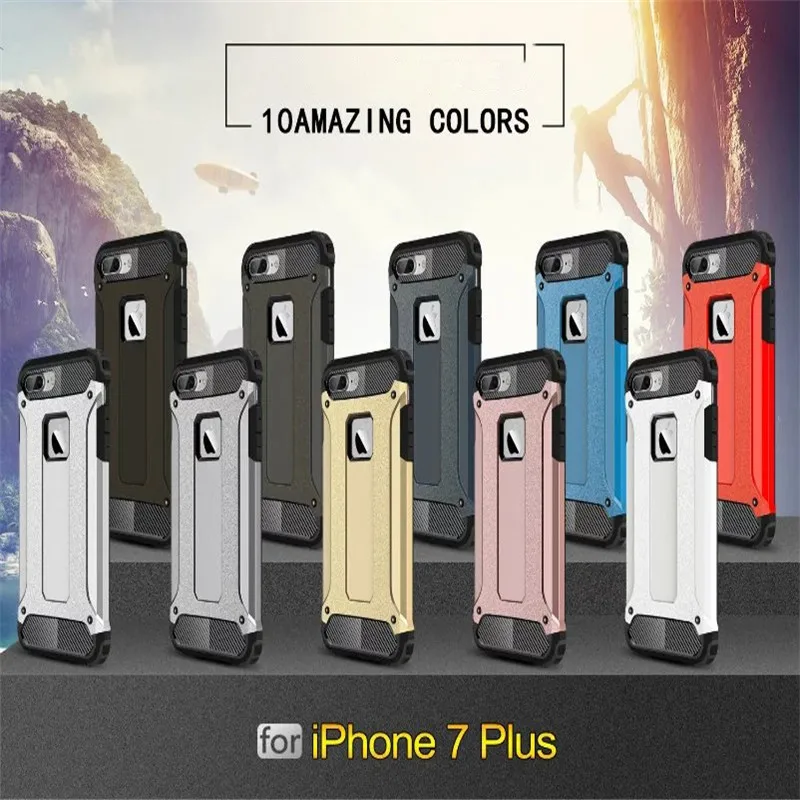 Business Armor Stand Phone cases For iPhone 5 5s ES 6 6s Plus 7 8 X XS XR MAX 2-in-1 Drop-proof Case Back Cover Capa shell |