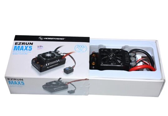 

F17810/11 Hobbywing EzRun Max6- / Max5 V3 160A / 200A Speed Controller Waterproof Brushless ESC for 1/6 1/5 RC Car