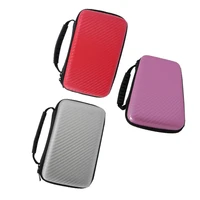 2pcs new for 2ds game hard shell 5 colors large cable organizer eva bag hdd memory card phone carry case