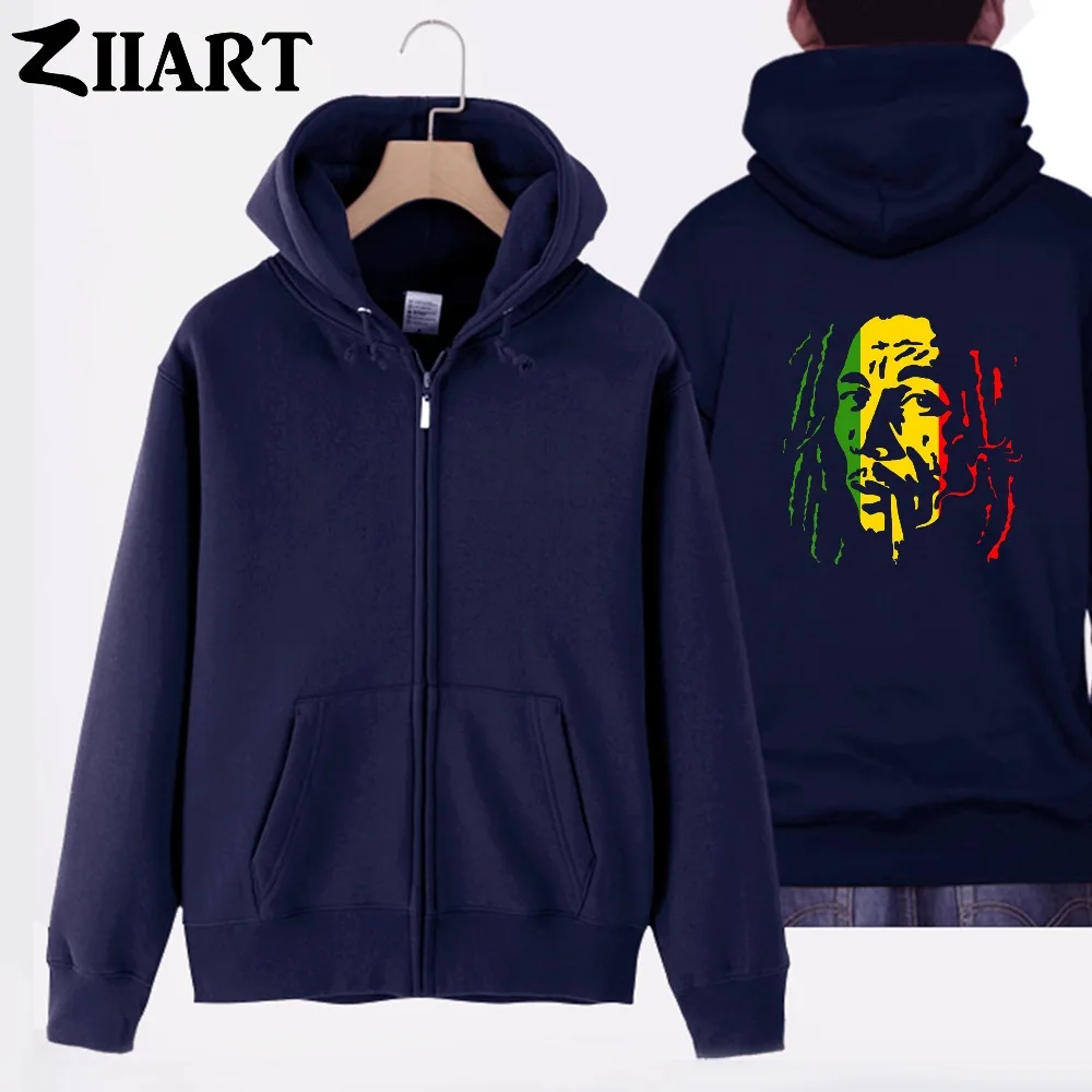 Bob marley курительная сигарета парная одежда мужские хлопковые пальто с капюшоном