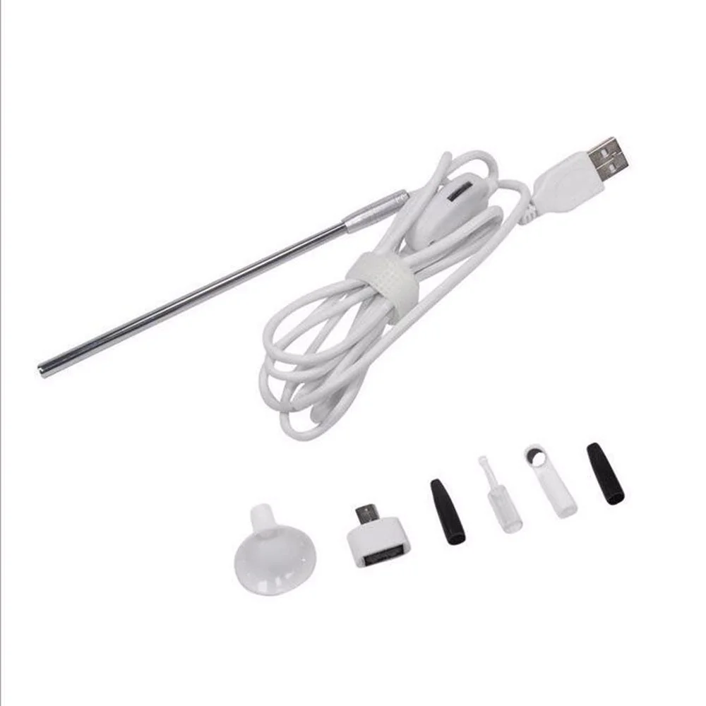 Горячая Распродажа медицинский usb эндоскоп объектив 4 9 мм Otoscope камера для ушей