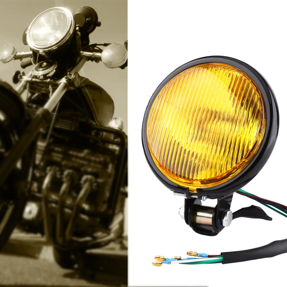 5 &quotпередняя фара для мотоцикла лампа Harley Yamaha Kawasaki Honda Suzuki Choppers круглая фара| |
